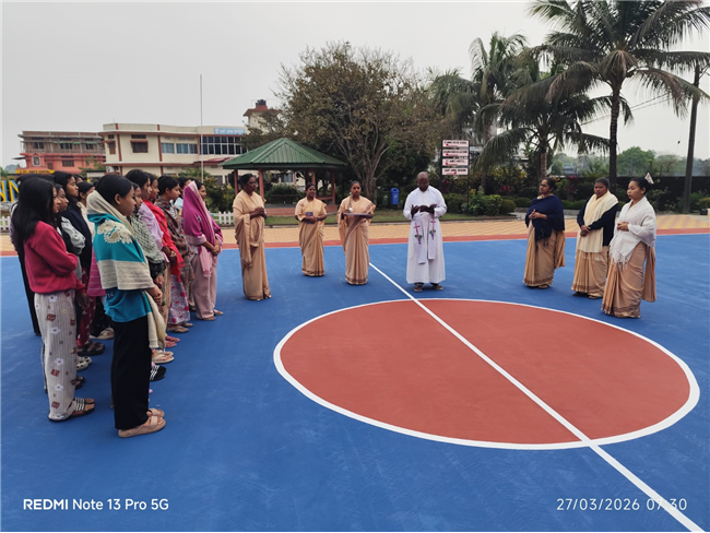 BLESSING AND INAUGURATION OF BASKETBALL COURT