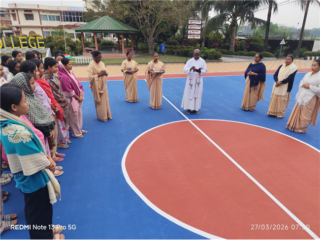 BLESSING AND INAUGURATION OF BASKETBALL COURT