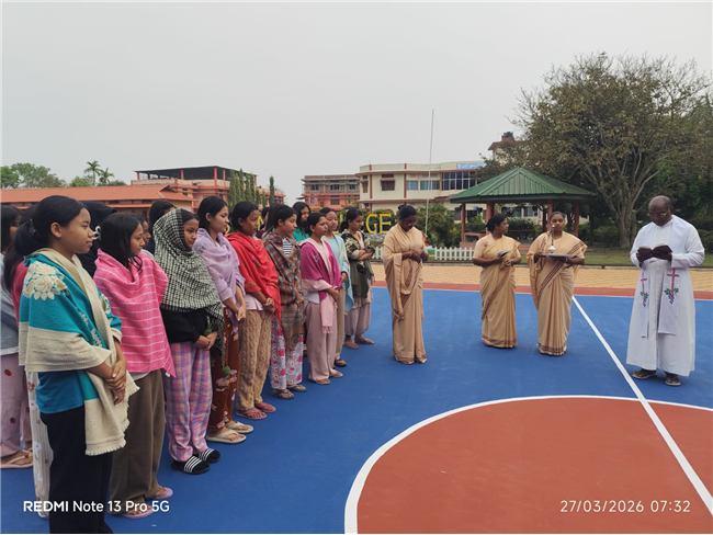 BLESSING AND INAUGURATION OF BASKETBALL COURT