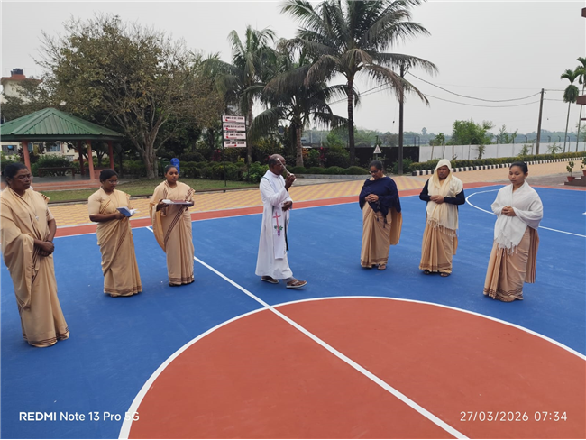 BLESSING AND INAUGURATION OF BASKETBALL COURT