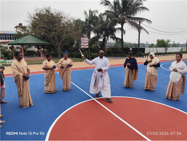 BLESSING AND INAUGURATION OF BASKETBALL COURT