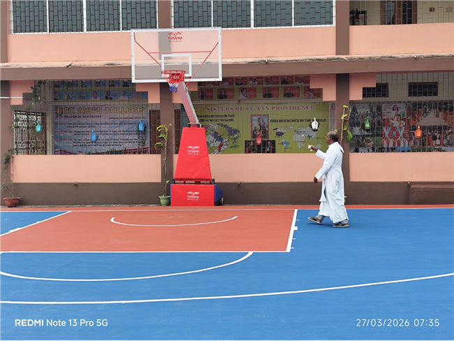 BLESSING AND INAUGURATION OF BASKETBALL COURT