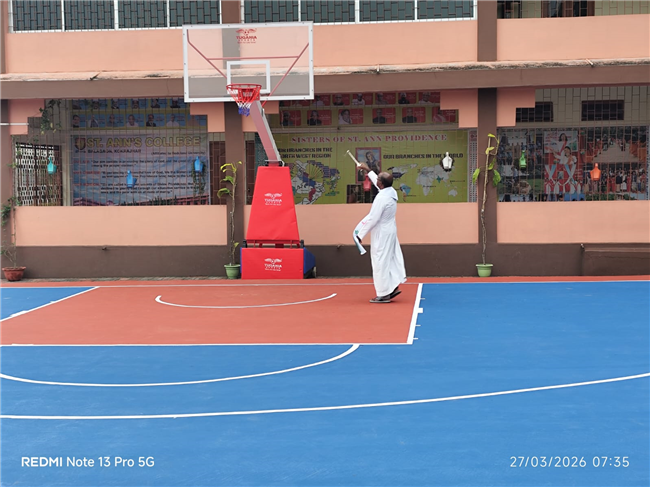 BLESSING AND INAUGURATION OF BASKETBALL COURT