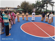 BLESSING AND INAUGURATION OF BASKETBALL COURT
