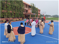 BLESSING AND INAUGURATION OF BASKETBALL COURT