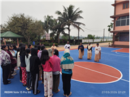 BLESSING AND INAUGURATION OF BASKETBALL COURT