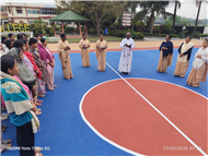 BLESSING AND INAUGURATION OF BASKETBALL COURT