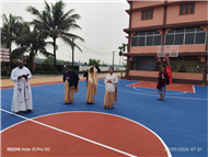 BLESSING AND INAUGURATION OF BASKETBALL COURT