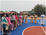 BLESSING AND INAUGURATION OF BASKETBALL COURT