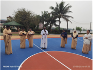BLESSING AND INAUGURATION OF BASKETBALL COURT