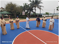 BLESSING AND INAUGURATION OF BASKETBALL COURT