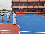 BLESSING AND INAUGURATION OF BASKETBALL COURT