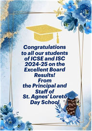 ST. AGNES' LORETO DAY SCHOOL CELEBRATES THE EXCELLENT BOARD RESULTS