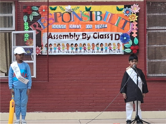 ASSEMBLY BY CLASS 1D - RESPONSIBILITY