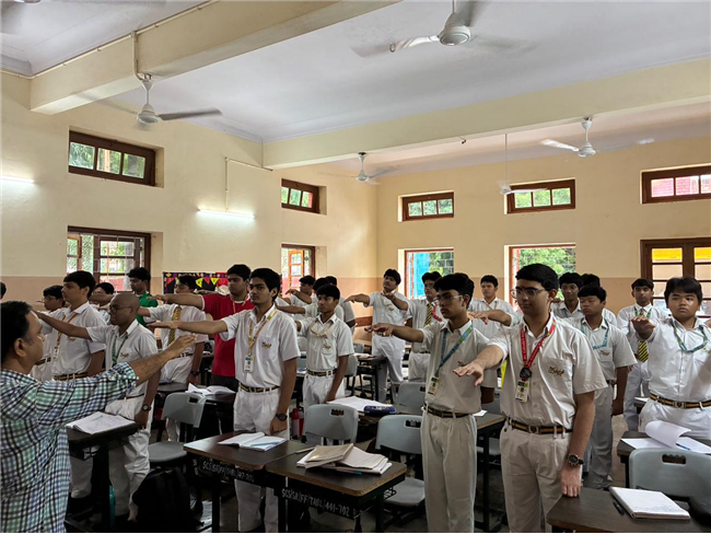 ANTI-TOBACCO PLEDGE AT ST. COLUMBA'S SCHOOL