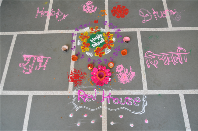 Diya Making and Rangoli Decoration Activity on Deepawali