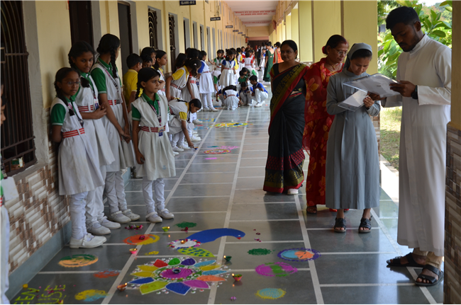 Diya Making and Rangoli Decoration Activity on Deepawali