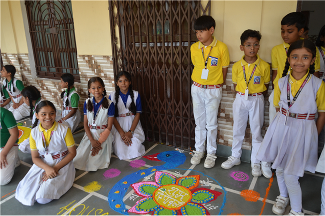 Diya Making and Rangoli Decoration Activity on Deepawali