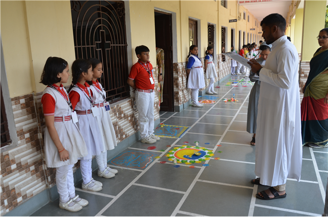 Diya Making and Rangoli Decoration Activity on Deepawali