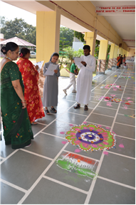 Diya Making and Rangoli Decoration Activity on Deepawali