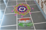 Diya Making and Rangoli Decoration Activity on Deepawali