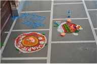 Diya Making and Rangoli Decoration Activity on Deepawali