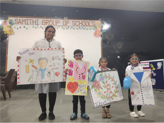 Pre-primary : Doctors Day special Assembly