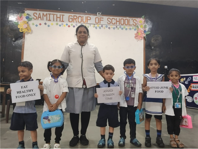 Pre-primary : Doctors Day special Assembly