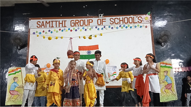 Primary - Independence day and Janmashtami celebration.