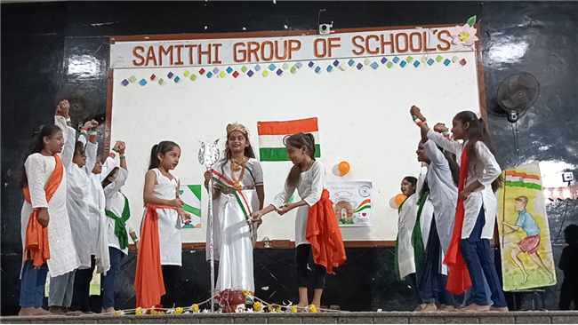 Primary - Independence day and Janmashtami celebration.