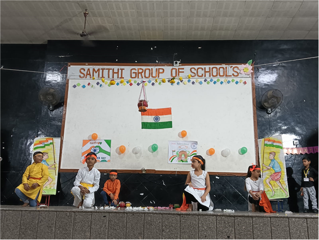 Primary - Independence day and Janmashtami celebration.