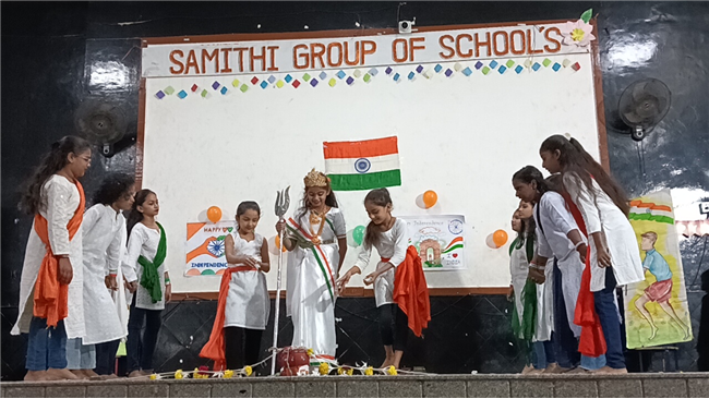 Primary - Independence day and Janmashtami celebration.