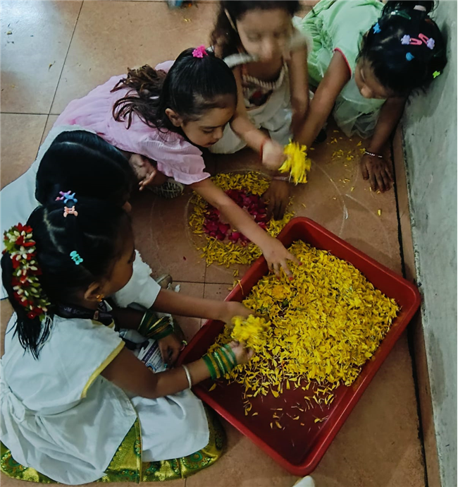 Pre-primary and primary: Onam celebration