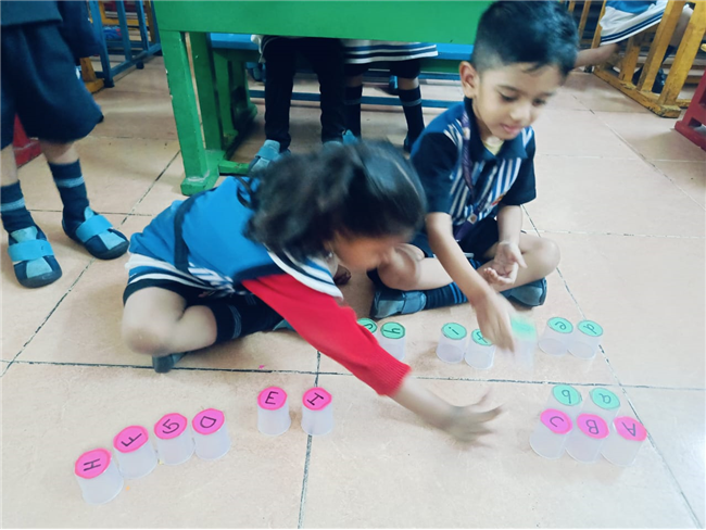 Pre-primary:  Stormy Saturday activity