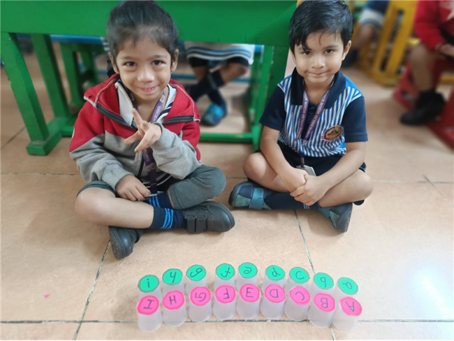 Pre-primary:  Stormy Saturday activity