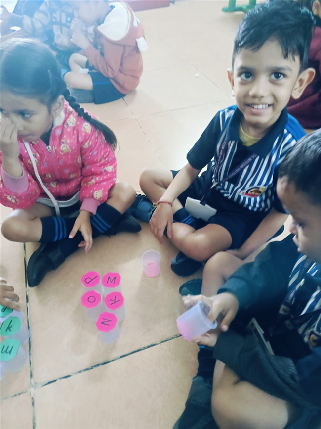 Pre-primary:  Stormy Saturday activity