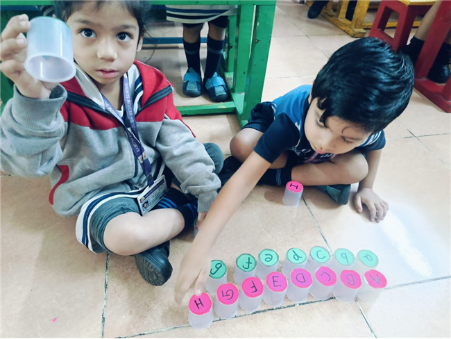 Pre-primary:  Stormy Saturday activity
