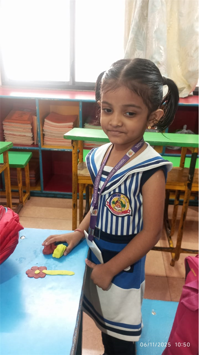 Nursery  and sr.kg Activity -Clay moulding