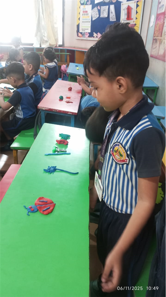 Nursery  and sr.kg Activity -Clay moulding