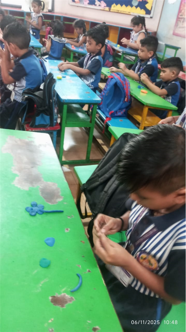 Nursery  and sr.kg Activity -Clay moulding