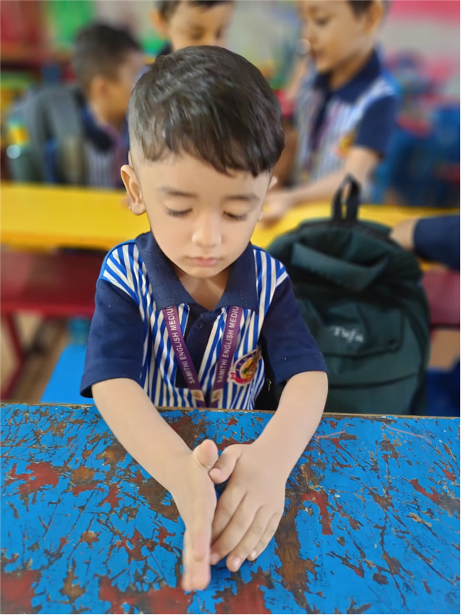 Nursery  and sr.kg Activity -Clay moulding