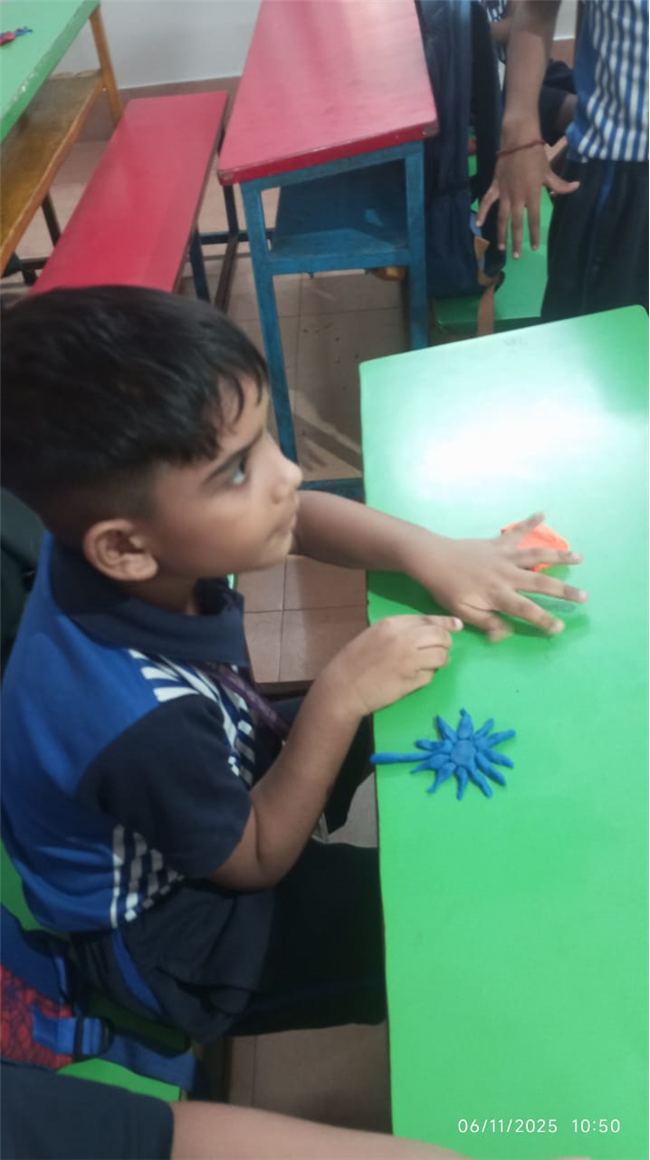 Nursery  and sr.kg Activity -Clay moulding