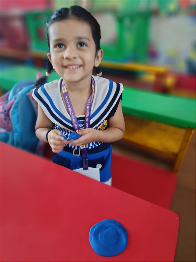 Nursery  and sr.kg Activity -Clay moulding