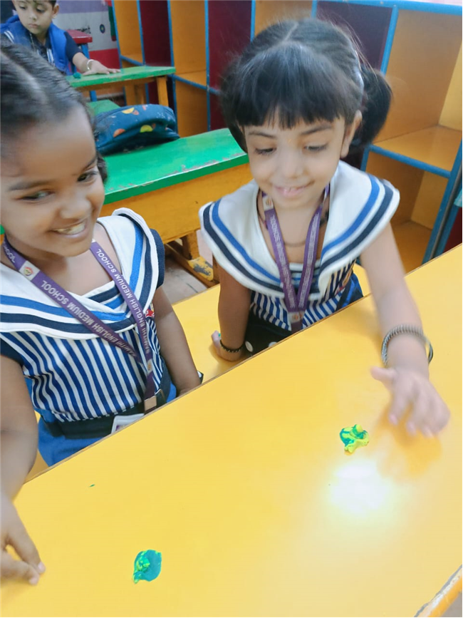 Nursery  and sr.kg Activity -Clay moulding