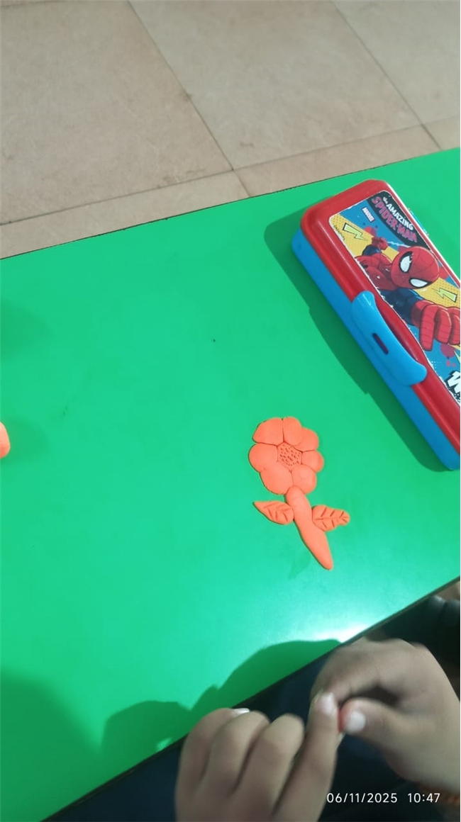 Nursery  and sr.kg Activity -Clay moulding