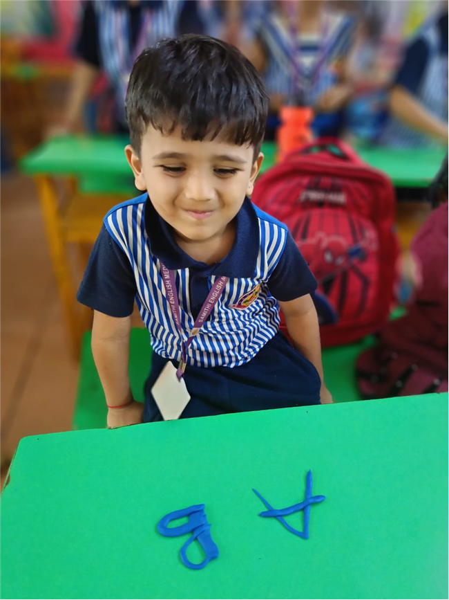 Nursery  and sr.kg Activity -Clay moulding