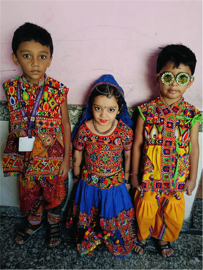 Pre-primary: Navratri celebration