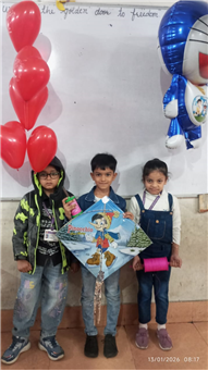 Pre-Pre-primary: Kite festival celebration and activity