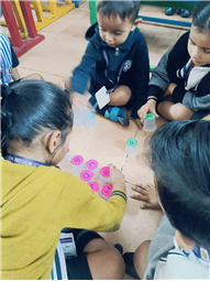 Pre-primary:  Stormy Saturday activity