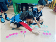 Pre-primary:  Stormy Saturday activity